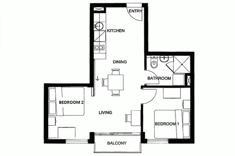 Floorplan of Homely apartment listing, 906/160 Little Lonsdale Street, Melbourne VIC 3000