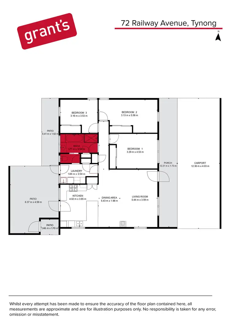 Floorplan of Homely house listing, 72 Railway Avenue, Tynong VIC 3813