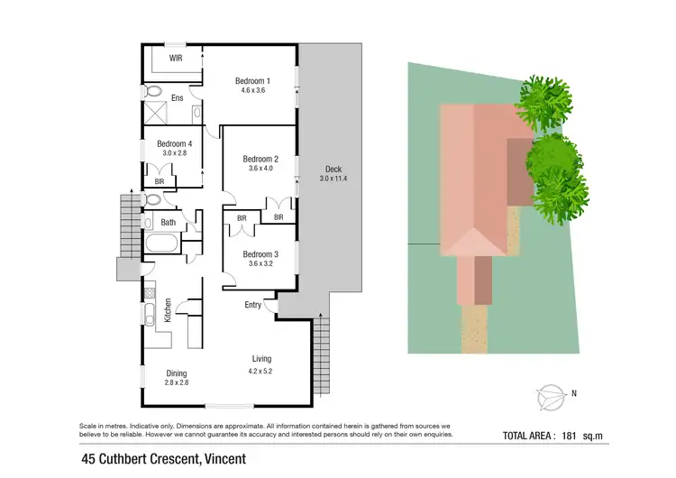 Floorplan of Homely house listing, 45 Cuthbert Crescent, Vincent QLD 4814
