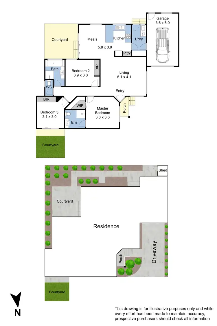 Floorplan of Homely unit listing, 2/24 Highfield Avenue, Mulgrave VIC 3170