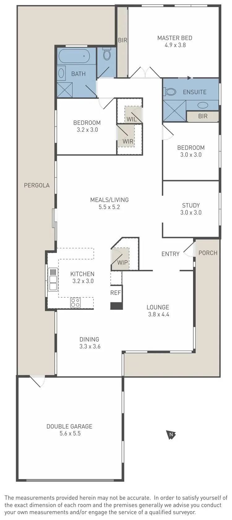 Floorplan of Homely house listing, 5 Amaroo Grove, Burnside VIC 3023