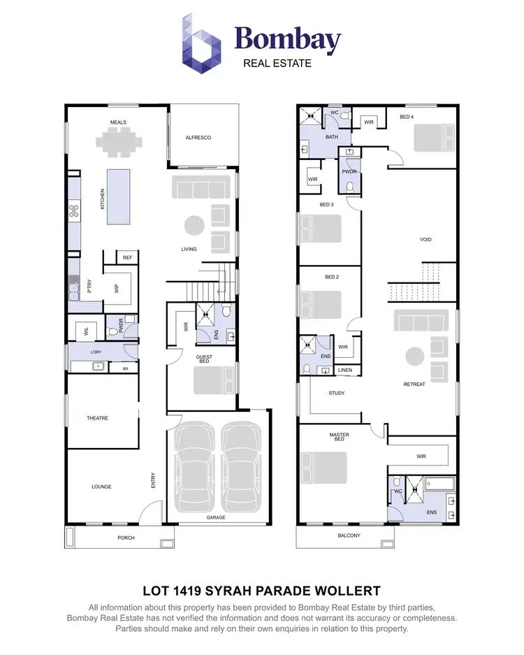 Floorplan of Homely house listing, Lot 1419 Syrah Parade, Wollert VIC 3750