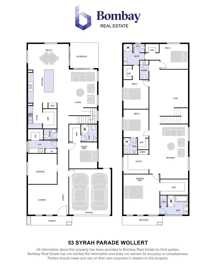 Floorplan of Homely house listing, Lot 1433 Syrah Parade, Wollert VIC 3750