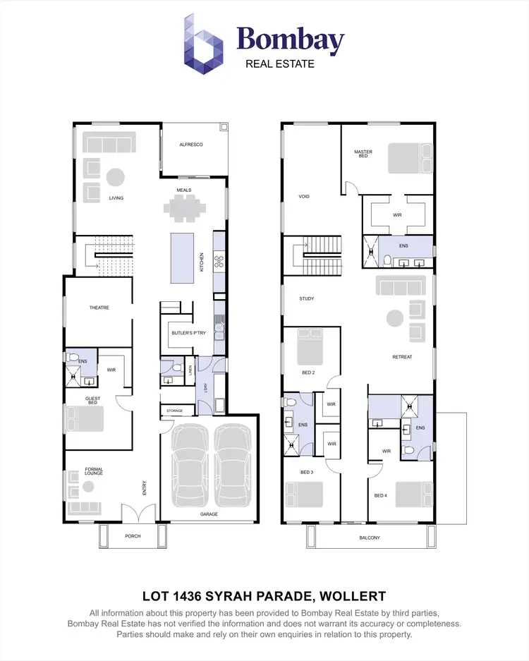 Floorplan of Homely house listing, Lot 1436 Syrah Parade, Wollert VIC 3750