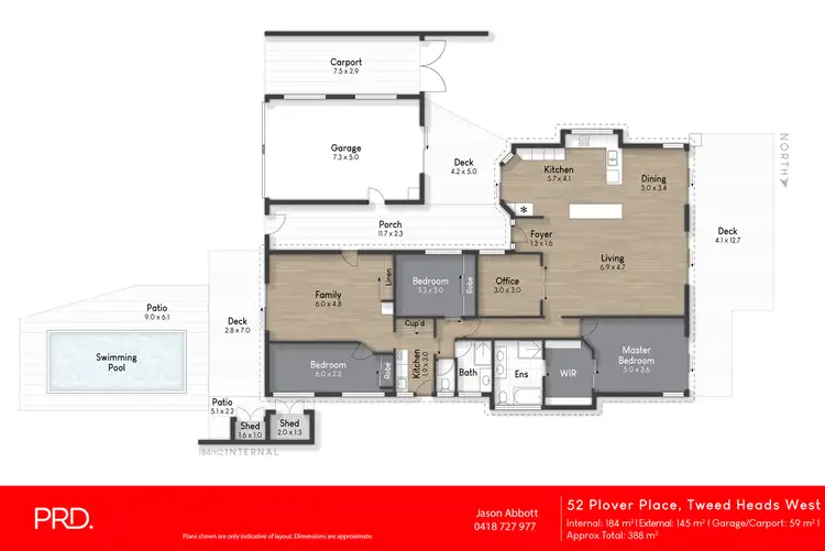 Floorplan of Homely house listing, 52 Plover Place, Tweed Heads West NSW 2485