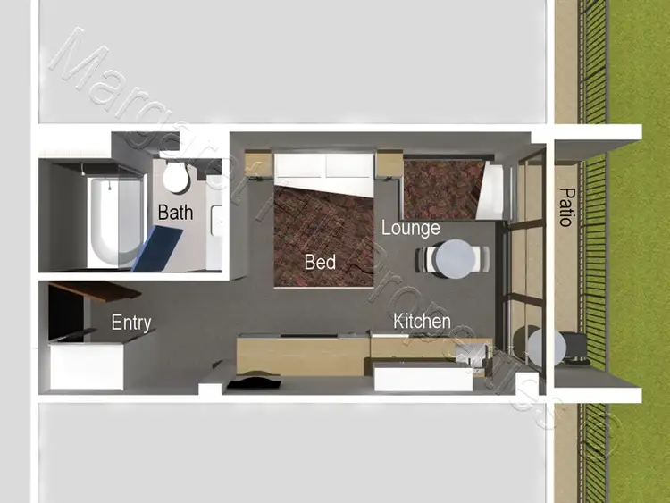 Floorplan of Homely unit listing, 808/75 The Strand, North Ward QLD 4810