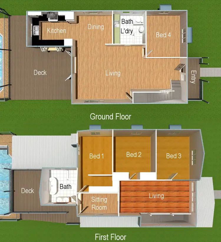 Floorplan of Homely house listing, 22A Sixth Street, South Townsville QLD 4810