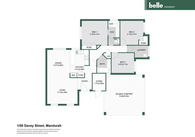 Floorplan of Homely house listing, 1/50 Davey Street, Mandurah WA 6210