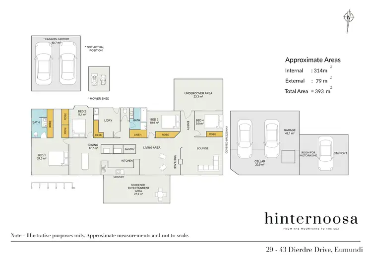 Floorplan of Homely house listing, 29 to 43 Dierdre Drive, Eumundi QLD 4562