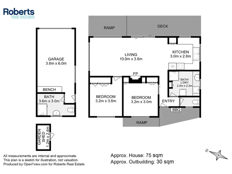 Floorplan of Homely house listing, 1 Bridge Street, Swansea TAS 7190
