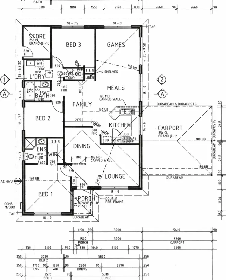 Floorplan of Homely unit listing, 4/58 Minninup Road, South Bunbury WA 6230