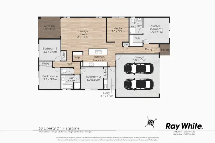 Floorplan of Homely house listing, 38 Liberty Drive, Flagstone QLD 4280