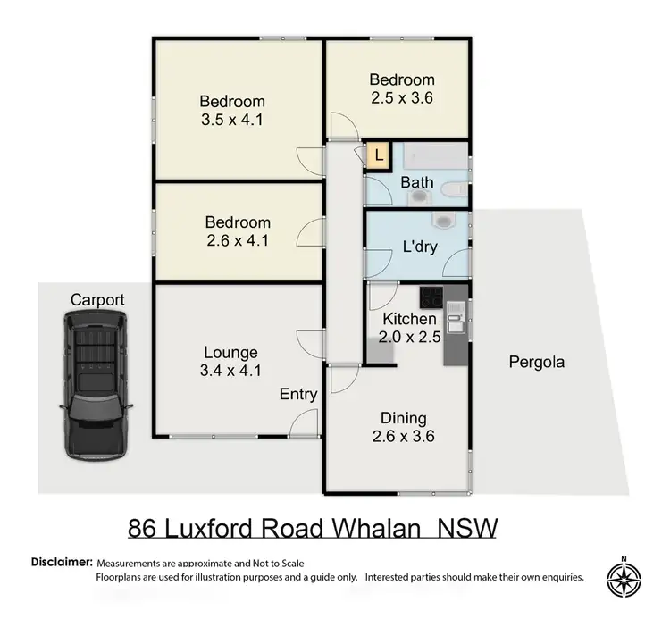 Floorplan of Homely house listing, 86 Luxford Road, Whalan NSW 2770