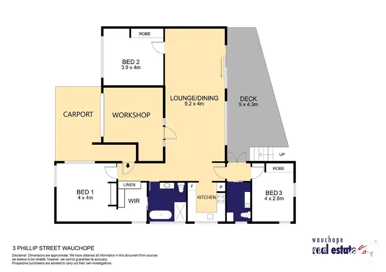 Floorplan of Homely house listing, 3 Phillip Street, Wauchope NSW 2446