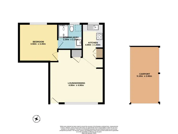 Floorplan of Homely unit listing, 5/27 Prince Edward Drive, Brownsville NSW 2530