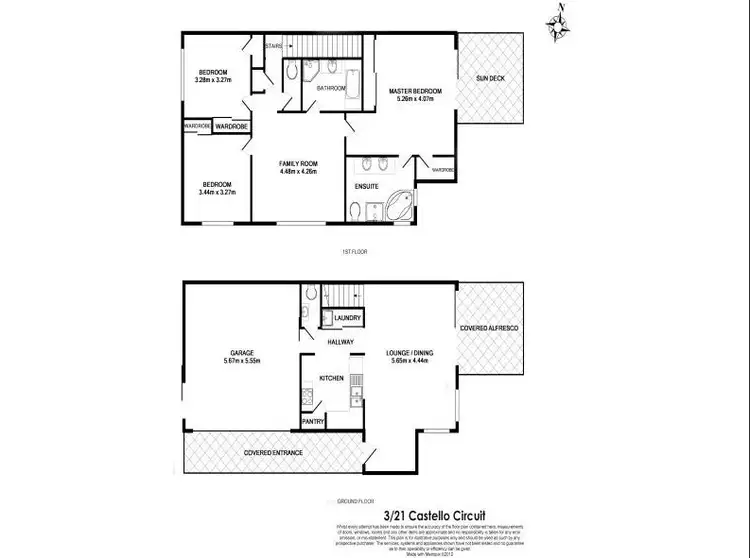 Floorplan of Homely townhouse listing, 3/21 Castello Circuit, Varsity Lakes QLD 4227