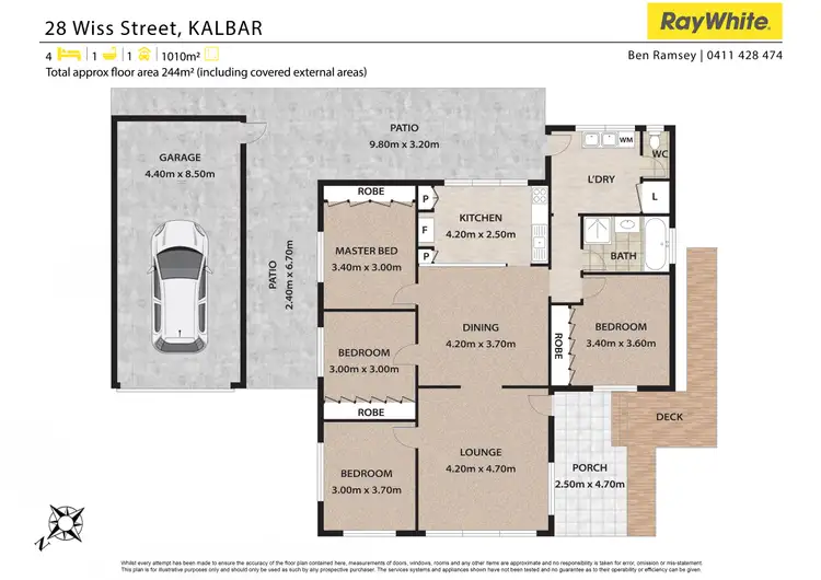Floorplan of Homely house listing, 28 Wiss Street, Kalbar QLD 4309