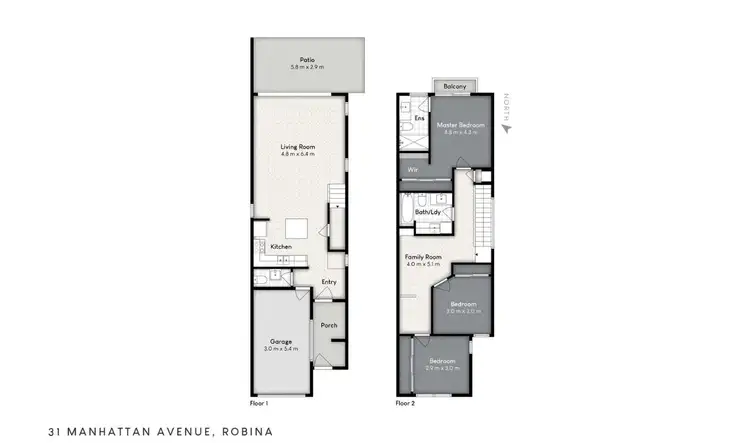 Floorplan of Homely house listing, 31 Manhattan Avenue, Robina QLD 4226