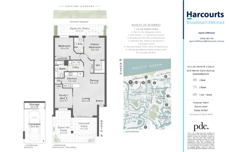 Floorplan of Homely apartment listing, 6/12 Monte Carlo Avenue, Surfers Paradise QLD 4217