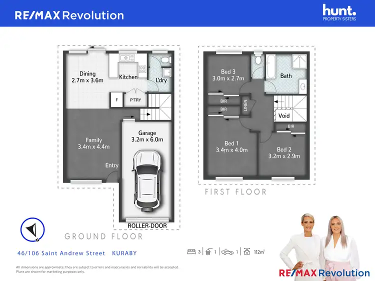 Floorplan of Homely townhouse listing, 46/106 Saint Andrew Street, Kuraby QLD 4112
