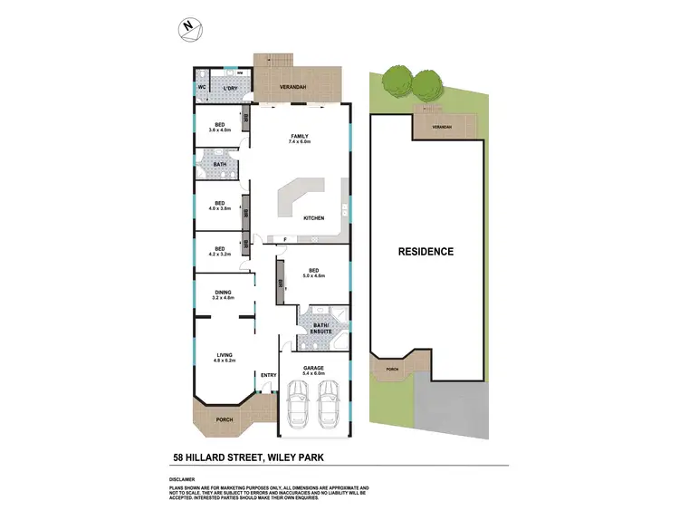 Floorplan of Homely house listing, 58 Hillard Street, Wiley Park NSW 2195