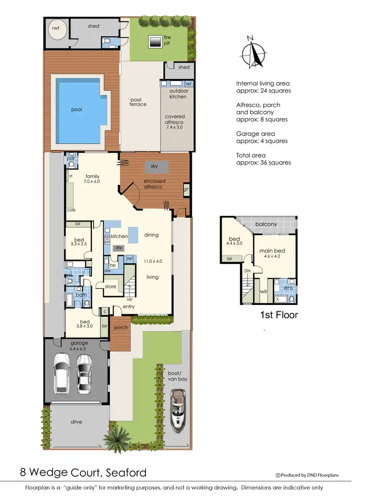 Floorplan of Homely house listing, 8 Wedge Court, Seaford VIC 3198