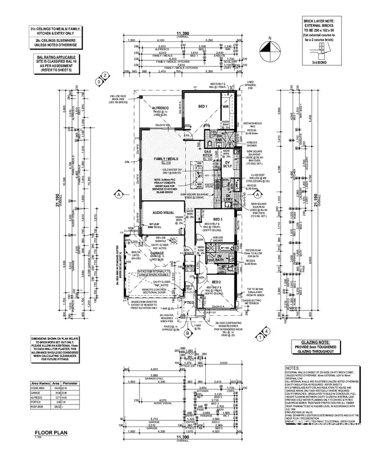 Floorplan of Homely house listing, 12 Colemere Crescent, Aveley WA 6069