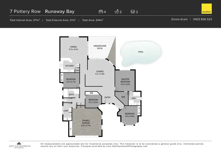 Floorplan of Homely house listing, 7 Pottery Row, Runaway Bay QLD 4216