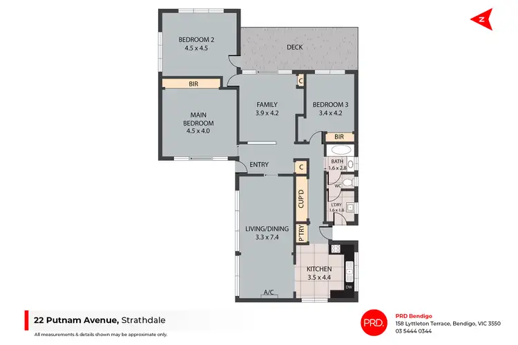 Floorplan of Homely house listing, 22 Putnam Avenue, Strathdale VIC 3550