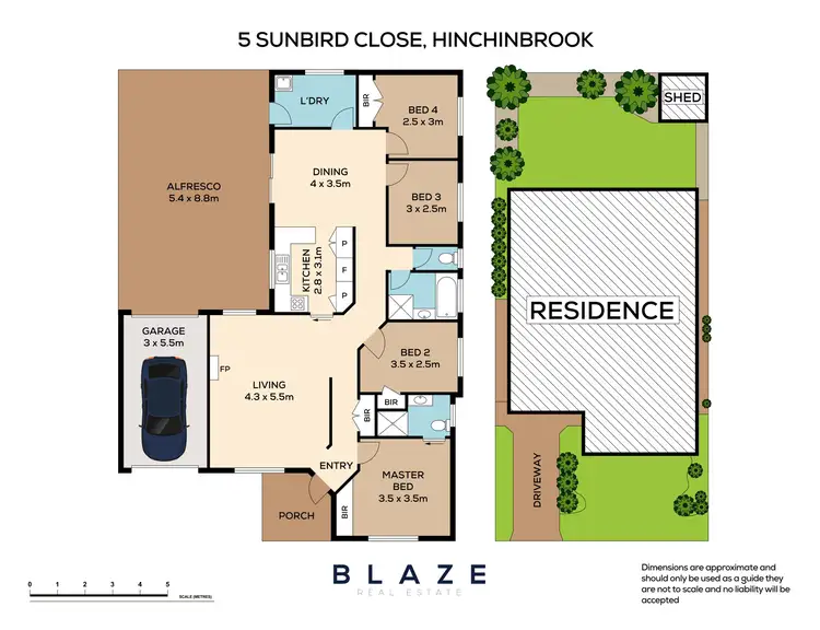 Floorplan of Homely house listing, 5 Sunbird Close, Hinchinbrook NSW 2168