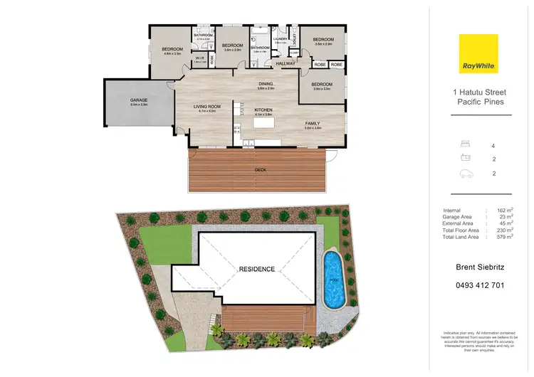 Floorplan of Homely house listing, 1 Hatutu Street, Pacific Pines QLD 4211
