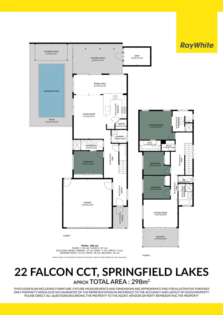 Floorplan of Homely house listing, 22 Falcon Circuit, Springfield Lakes QLD 4300
