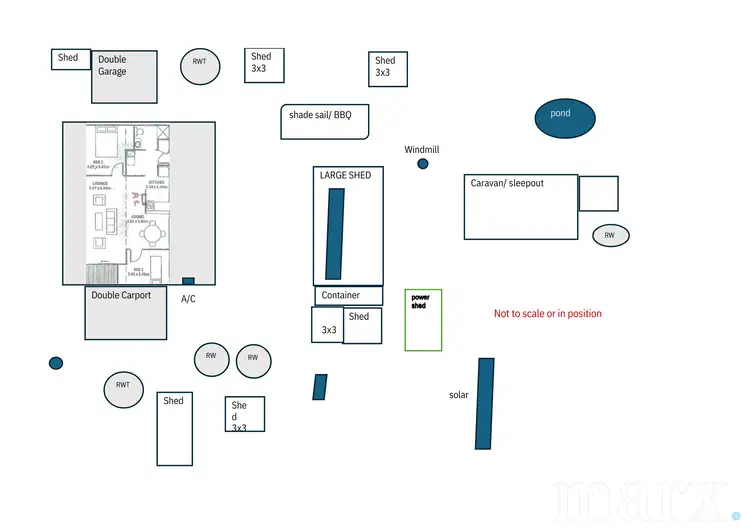 Floorplan of Homely rural property listing, 216 Diagonal Road, Annadale SA 5356