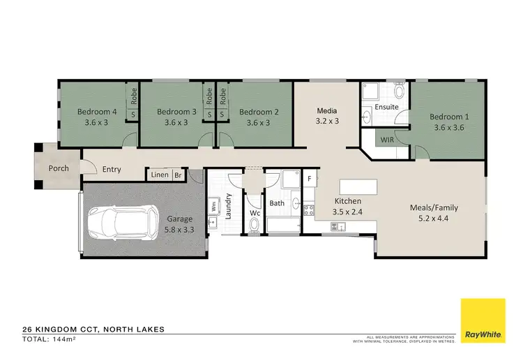 Floorplan of Homely house listing, 26 Kingdom Circuit, North Lakes QLD 4509