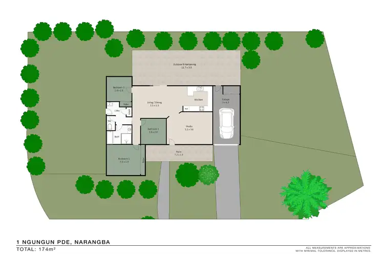 Floorplan of Homely house listing, 1 Ngungun Parade, Narangba QLD 4504