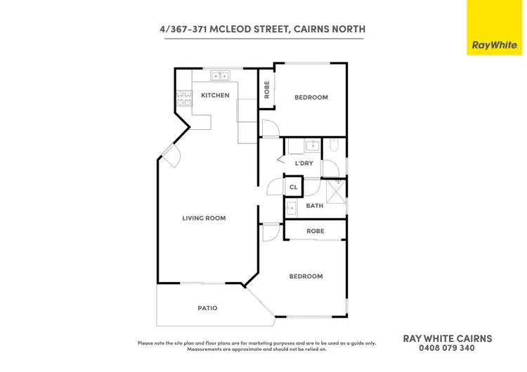 Floorplan of Homely unit listing, 4/367-371 Mcleod Street, Cairns North QLD 4870