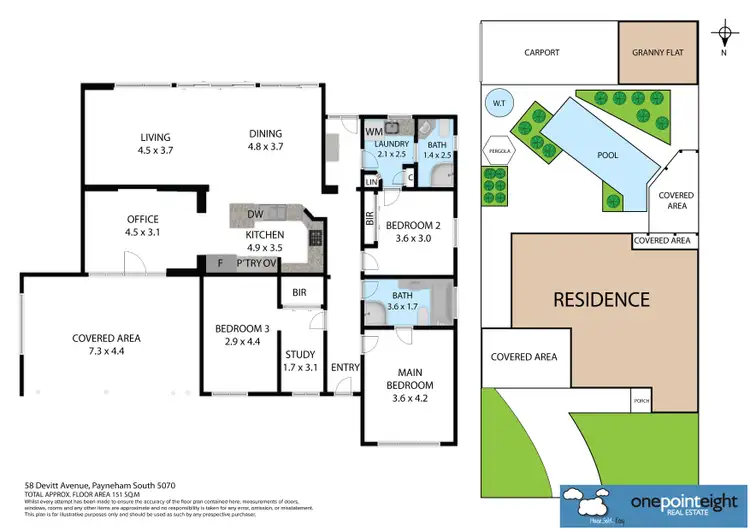 Floorplan of Homely house listing, 58 Devitt Avenue, Payneham South SA 5070