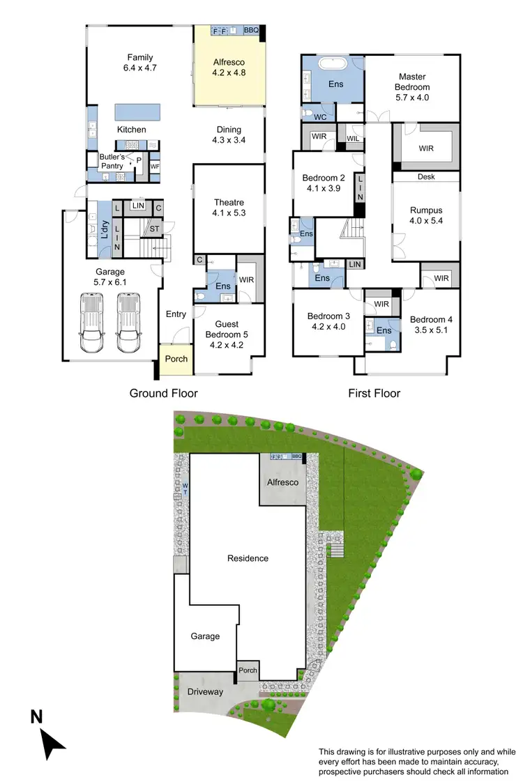 Floorplan of Homely house listing, 37 Caladenia Circuit, Doncaster VIC 3108