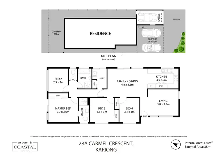 Floorplan of Homely house listing, 28A Carmel Crescent, Kariong NSW 2250