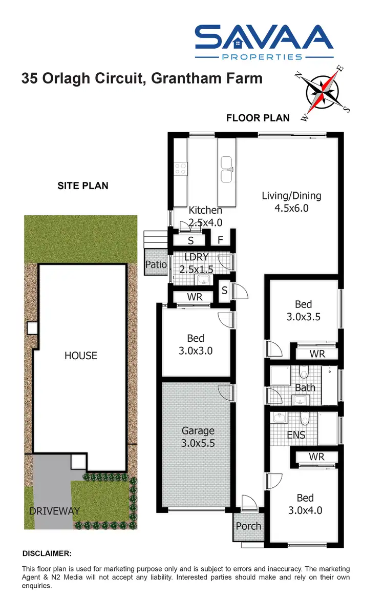 Floorplan of Homely house listing, 35 Orlagh Circuit, Grantham Farm NSW 2765