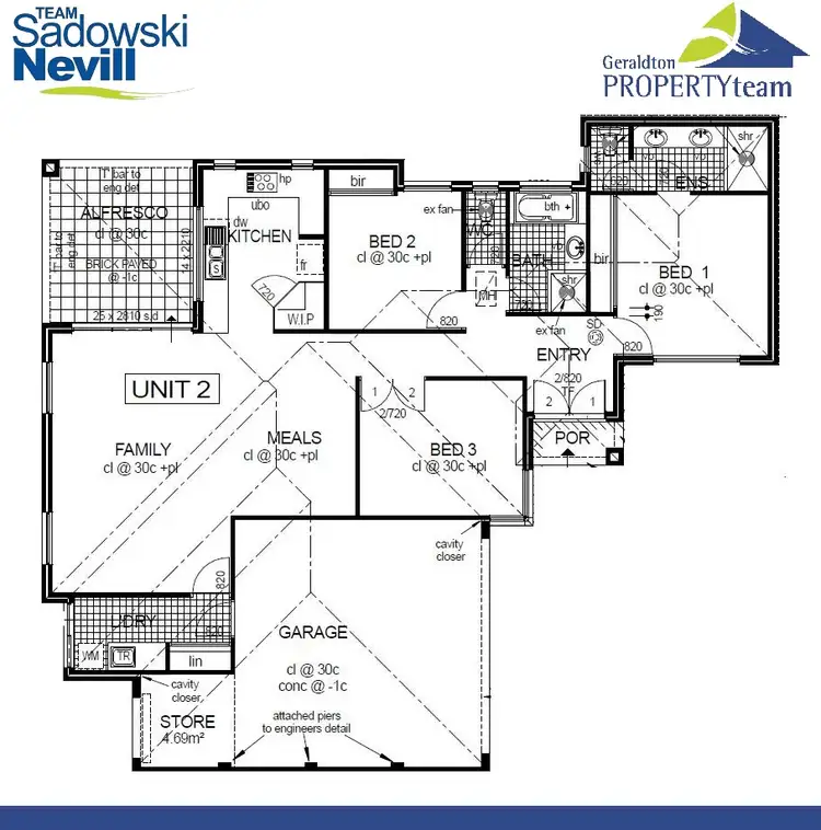 Floorplan of Homely house listing, 16B Holland Street, Geraldton WA 6530