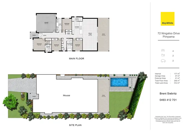 Floorplan of Homely house listing, 72 Ningaloo Drive, Pimpama QLD 4209