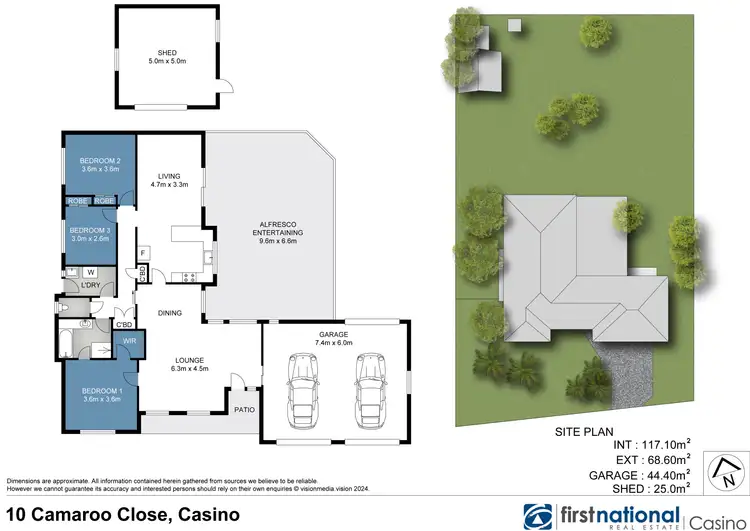 Floorplan of Homely house listing, 10 Camaroo Close, Casino NSW 2470