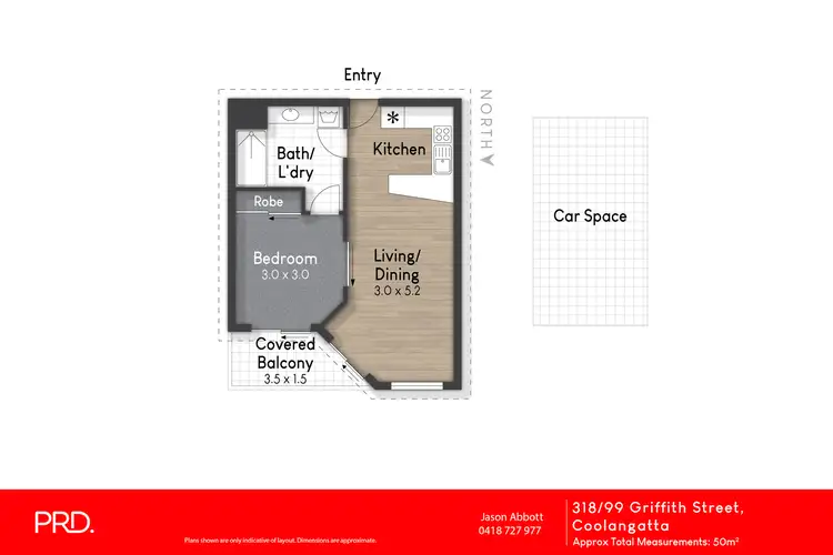 Floorplan of Homely apartment listing, 318/99 Griffith Street, Coolangatta QLD 4225