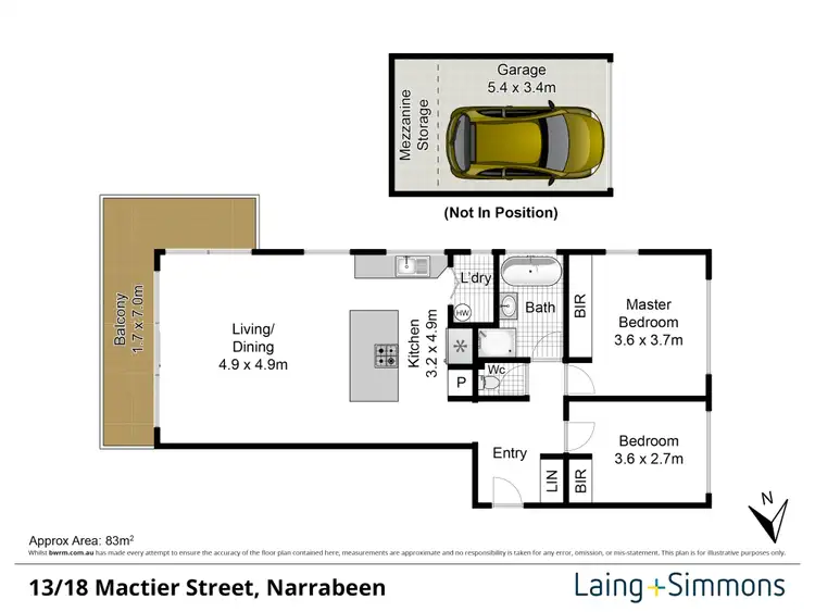 Floorplan of Homely apartment listing, 13/18 Mactier Street, Narrabeen NSW 2101