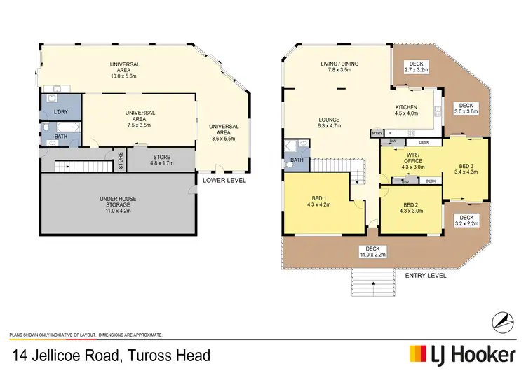Floorplan of Homely house listing, 14 Jellicoe Road, Tuross Head NSW 2537