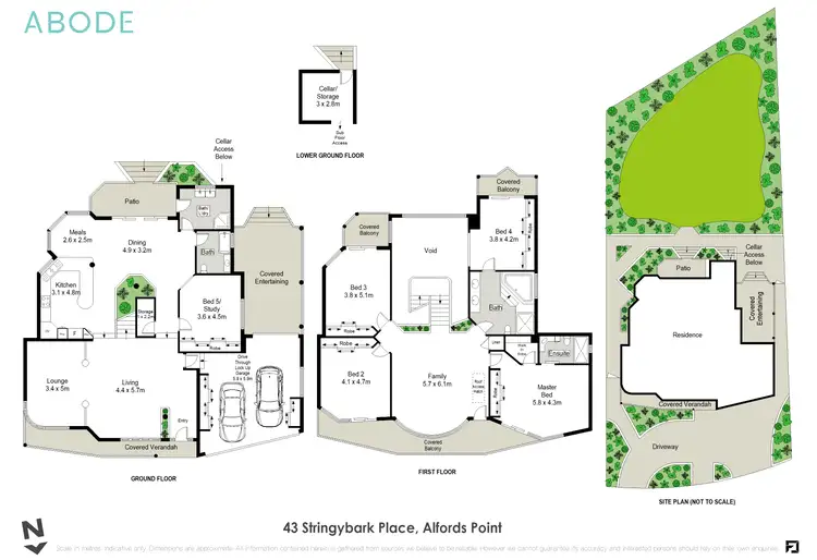 Floorplan of Homely house listing, 43 Stringybark Place, Alfords Point NSW 2234