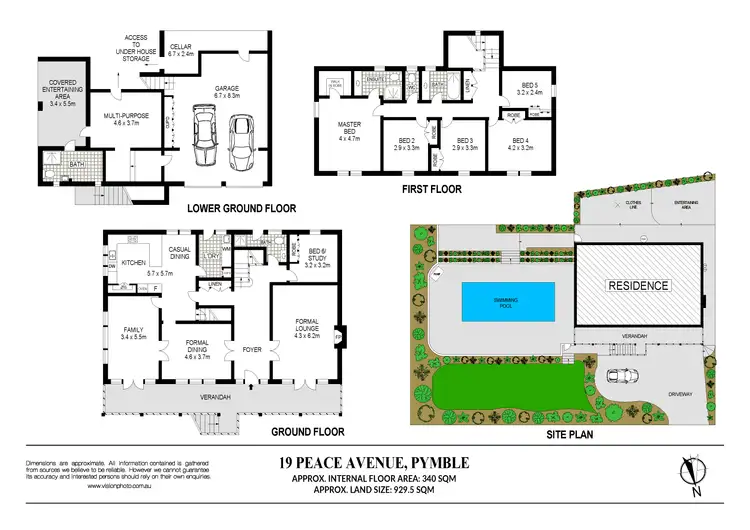 Floorplan of Homely house listing, 19 PEACE AVENUE, Pymble NSW 2073
