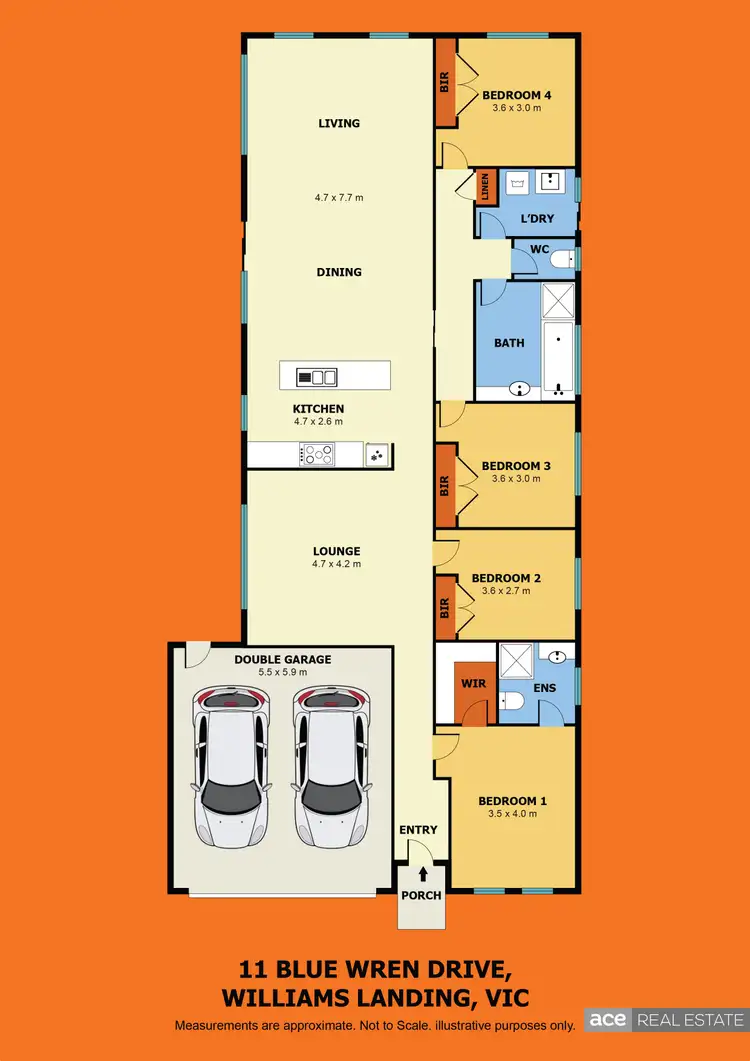 Floorplan of Homely house listing, 11 Blue Wren Drive, Williams Landing VIC 3027