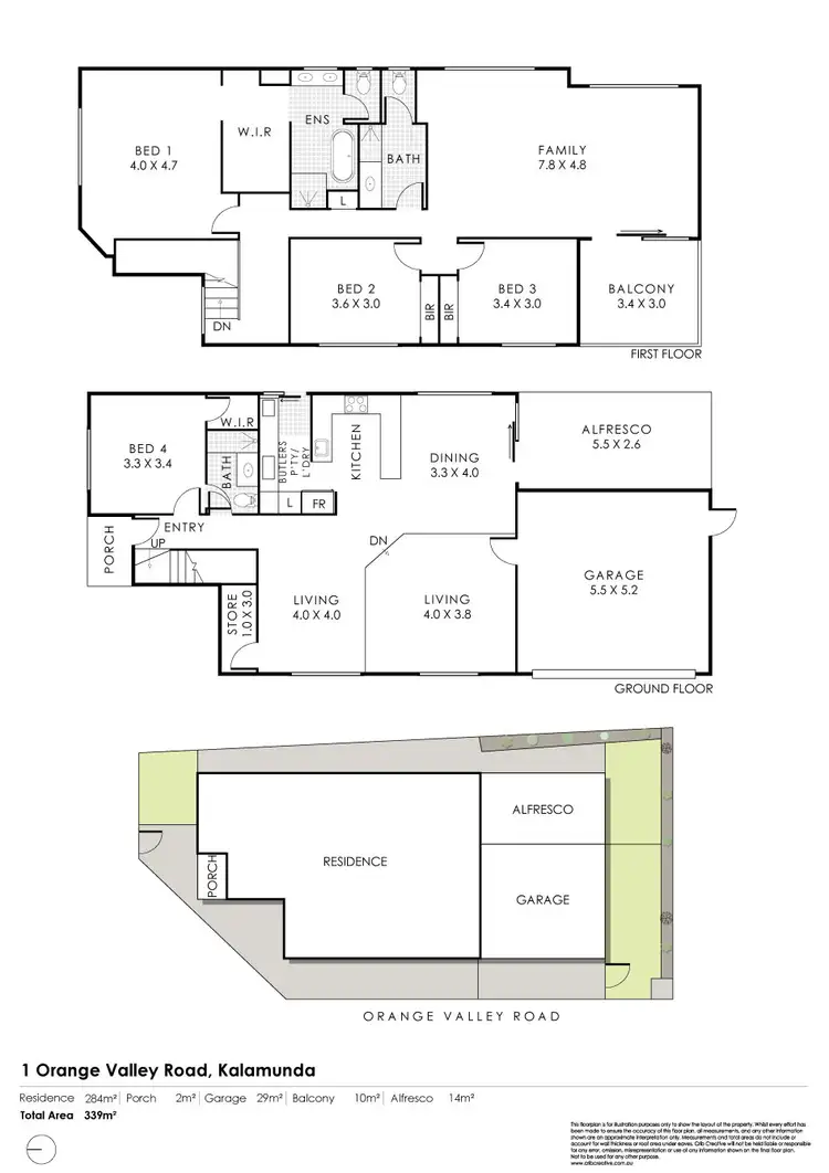 Floorplan of Homely house listing, 1 Orange Valley Road, Kalamunda WA 6076